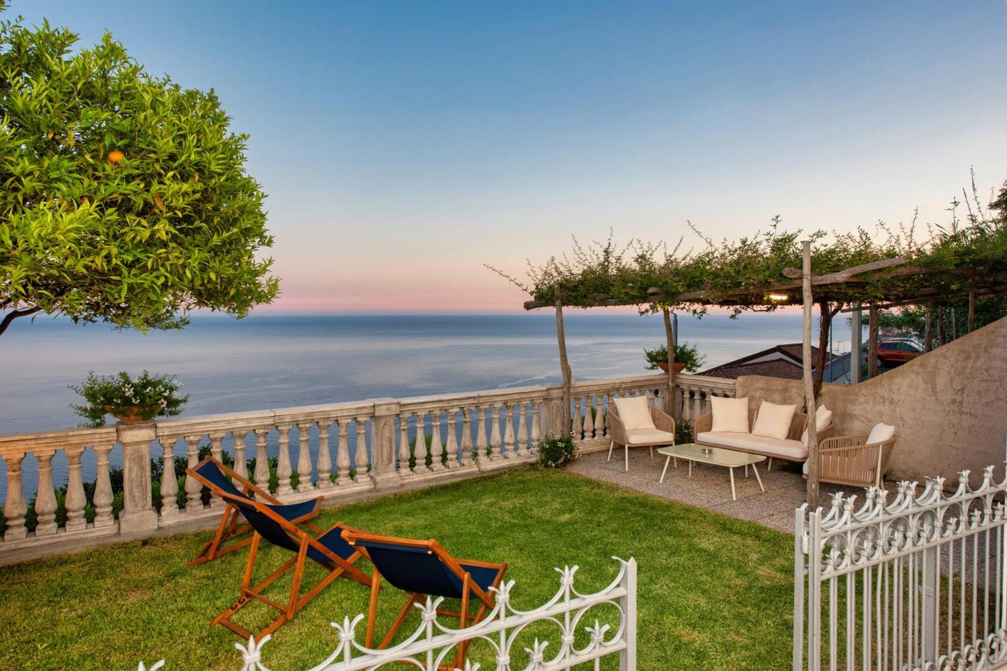 Villa Belvedere Amodeo - Terrace, Seaview, Wifi Conca dei Marini Exteriér fotografie